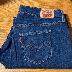 Women’s Levi's 711 Skinny Ankle Blue Jeans 18W Short